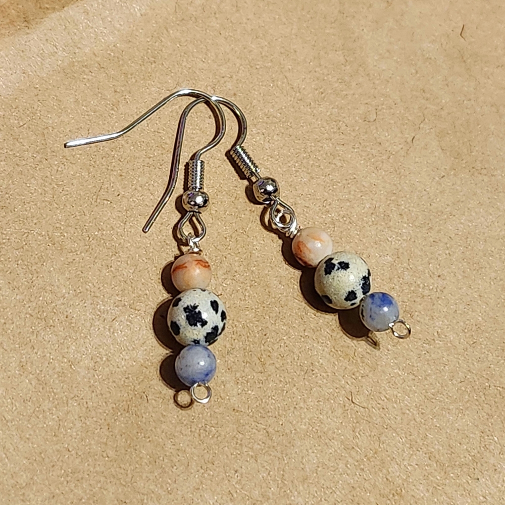 Elegant Multicolor Beaded Earrings